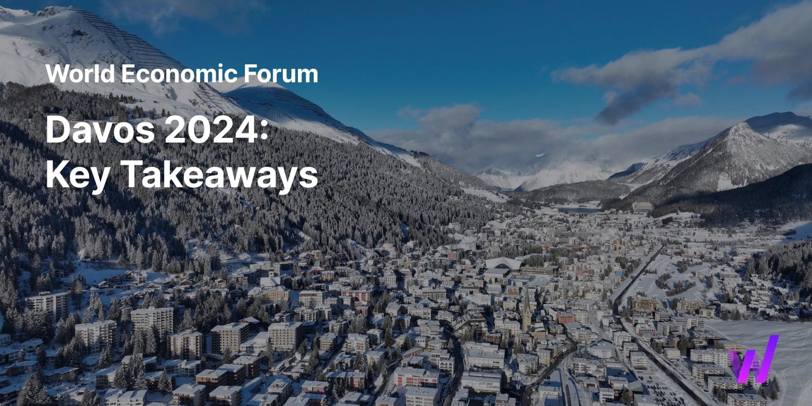 Davos 2024 Ski place World Economic Forum made their 54th annual meeting with a rebuilding trust theme